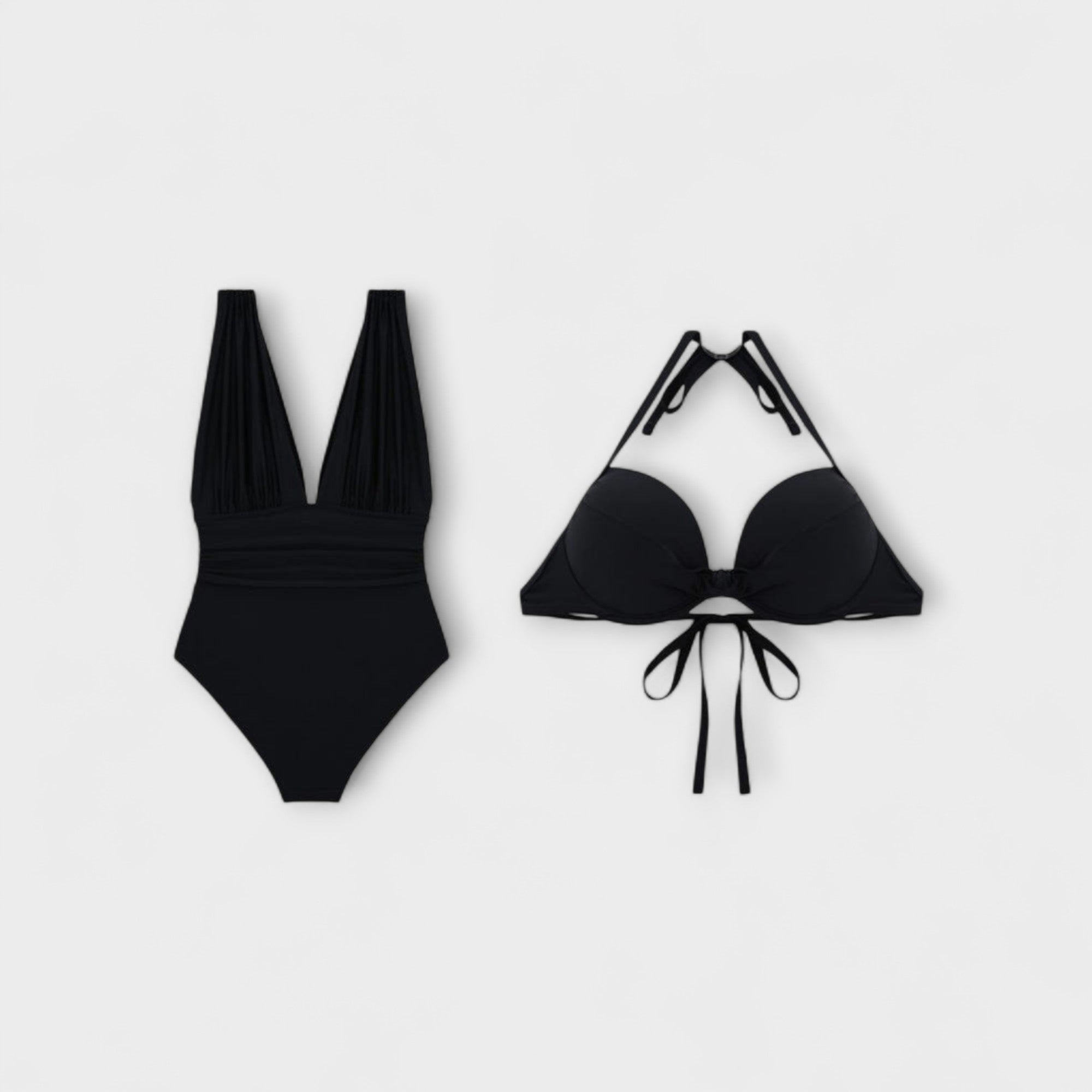 Miravo – Formender Badeanzug mit tiefem Ausschnitt und verstellbaren Trägern